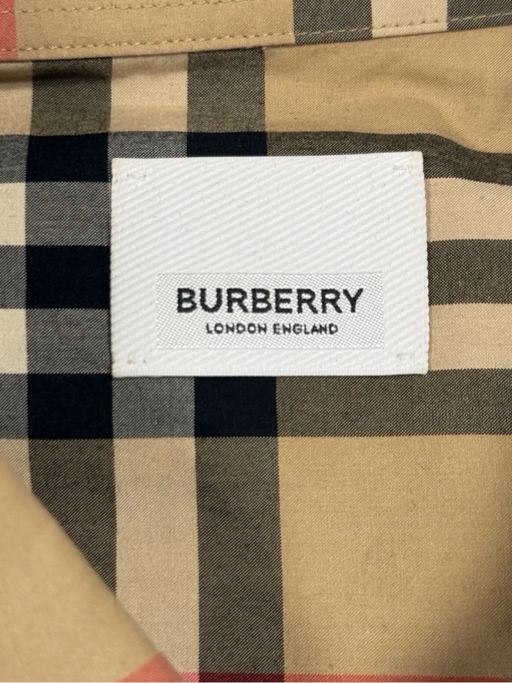 BURBERRY Buttoned Up Collared Shirt Check Large L - Picture 3 of 14